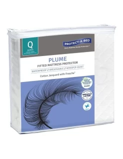 Plume Cotton Jacquard Waterproof Fitted Mattress Protector