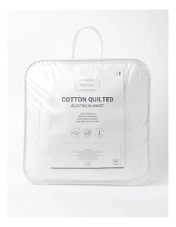 Heritage Cotton Quilted Electric Blanket
