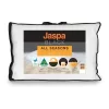 Black All Seasons Pillow White