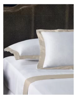 Heritage 500TC Ingah Cotton Sateen Sheet Set Champagne