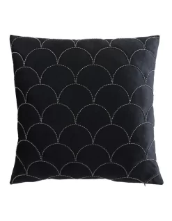 Kinsey Square Cushion In Black