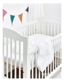 Kids Cotton Quilted Waterproof Fitted Cot Mattress Protector