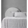 Window Pane Jersery Sheet Set In White