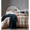Otis Corduroy Check Quilt Cover Set Raffia