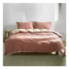 Cotton Duvet Single Quilt Cover Set In Red/Beige