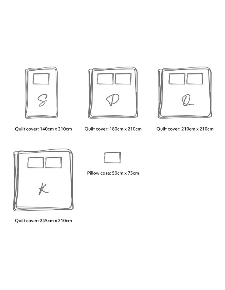 Cotton Duvet Single Quilt Cover Set In Red/Beige - Image 3