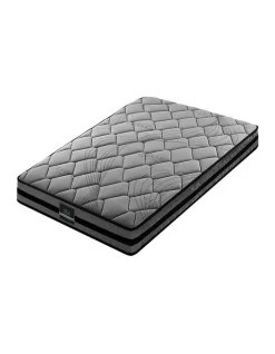 Single Size Medium Firm Mattress 22cm Grey