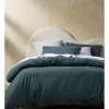Stonewashed 250TC Cotton Quilt Cover Set In Green