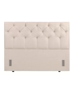 Luxor Tufted Headboard 120 Flaxen