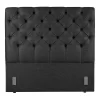 Luxor Tufted Headboard 150 Obsidian