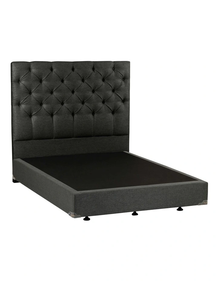 Luxor Tufted Headboard 150 Obsidian - Image 3