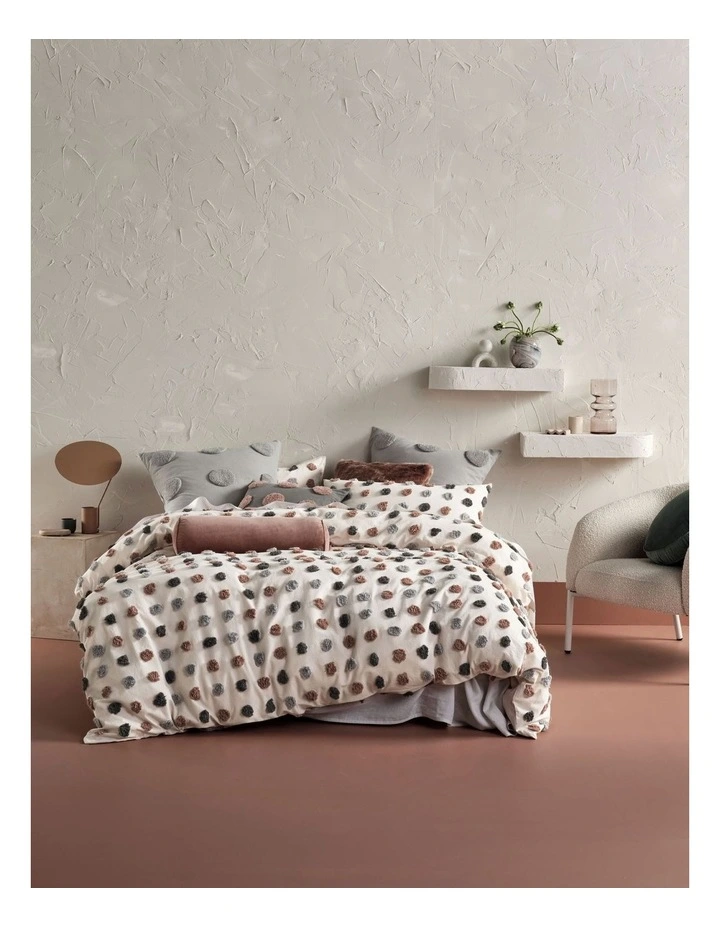 Linen House Haze Quilt Cover Set In Storm