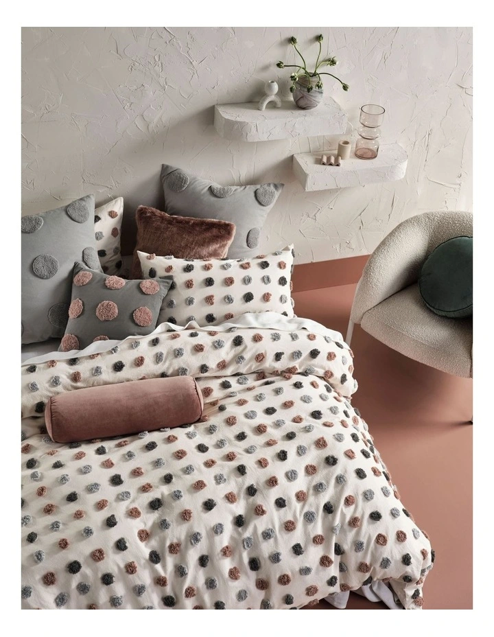 Linen House Haze Quilt Cover Set In Storm - Image 2