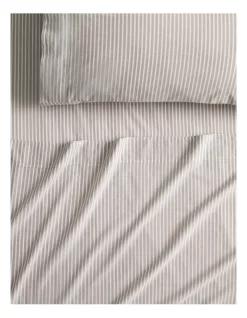 Reilly Stripe Sheet Set In Dust