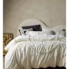 Karter Tufted Quilt Cover Set In Cream
