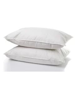 Royal Comfort 1800GSM Duck Feather Down Topper & 1000GSM 2 Pillows Set