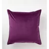 Heritage Vivienne Velvet Cushion 50x50cm In Viola