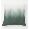Somerset Ombre Print Cushion 50X50 Cm In Eucalyptus Green