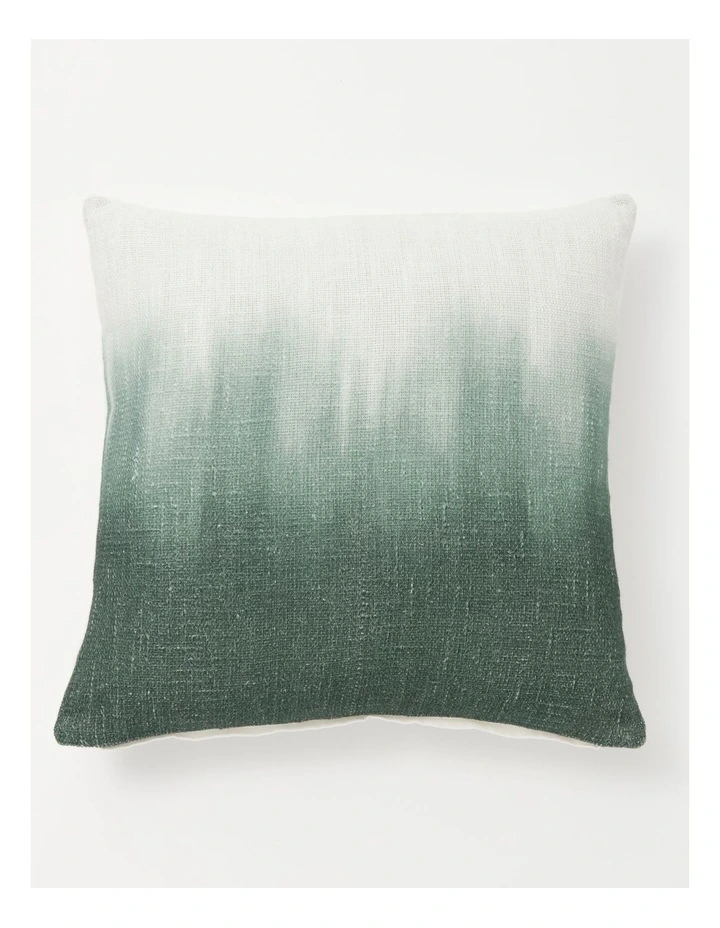 Somerset Ombre Print Cushion 50X50 Cm In Eucalyptus Green