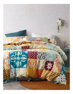 Patchwork Medley Quilt Cover Set In Assorted