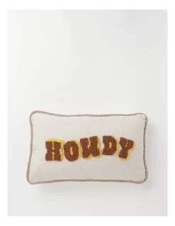 Howdy Breakfast Cushion 30x50 Cm In Natural