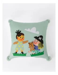 Kindness Interactive Cushion In Mint