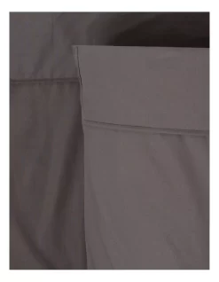 300TC Australian Superfine Cotton Sheets In Charcoal