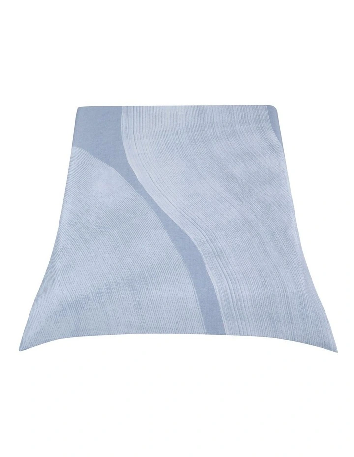 Calvin Klein Oversized Paintstroke Quilt Cover Set In Light Blue - Image 2