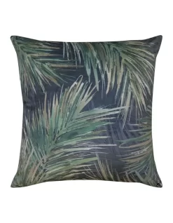 Shangri-La Velvet Cushion Black/Green