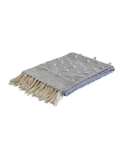 Elliot Woven Throw 150x230cm Grey