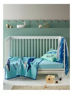AMCS X Art Series Friends Of The Sea Cot Comforter In Multi