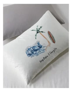 Keep Palm & Carry On Pillowcase In Assorted