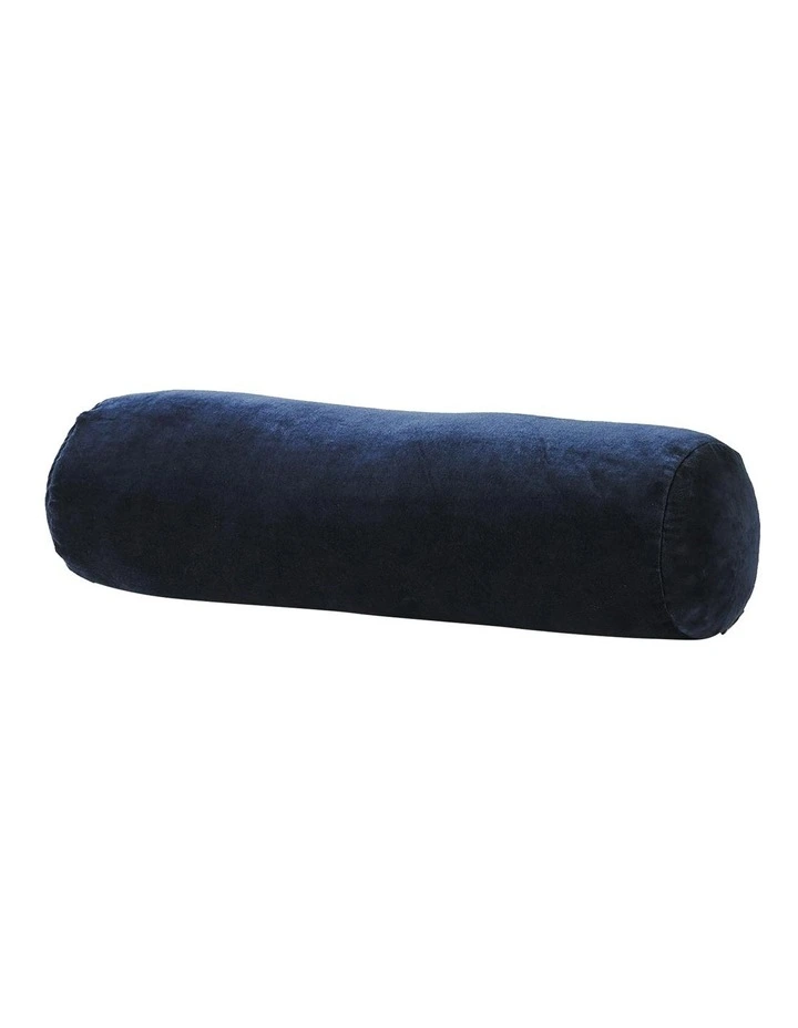 Luxury Velvet Bolster Cushion Slate