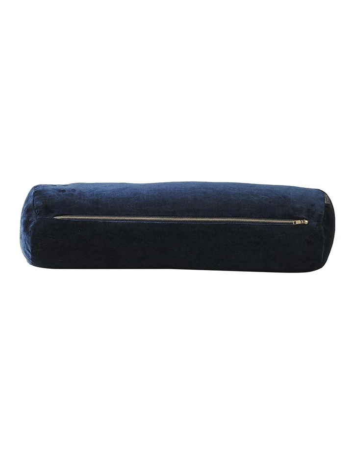 Luxury Velvet Bolster Cushion Slate - Image 2