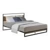 Dane Metal Bed Frame Queen In Black