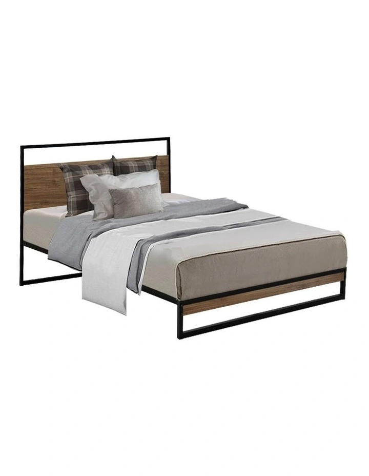 Dane Metal Bed Frame Single Size In Black