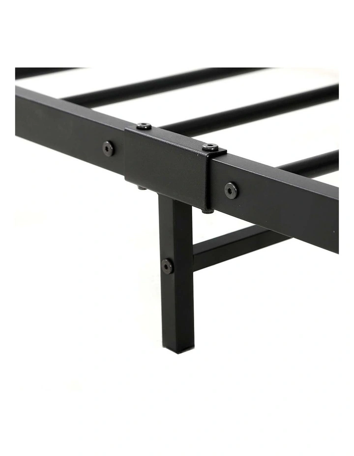 Dane Metal Bed Frame Single Size In Black - Image 4