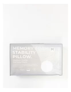 Memory Foam Contour Pillow In White