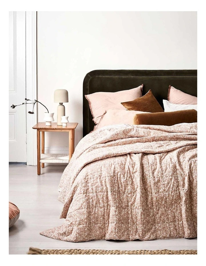 Varanasi European Pillowcase In Hazelnut - Image 2