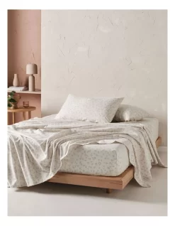 Linen House Zetta Sheet Set In Moonbeam