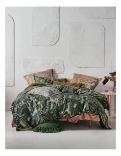 Linen House Willamine Quilt Cover Set In Forest