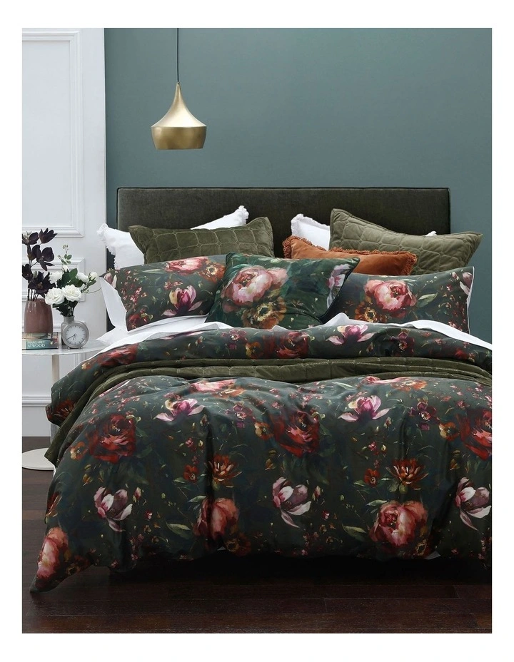 Mellini Quilt Cover Set In Green