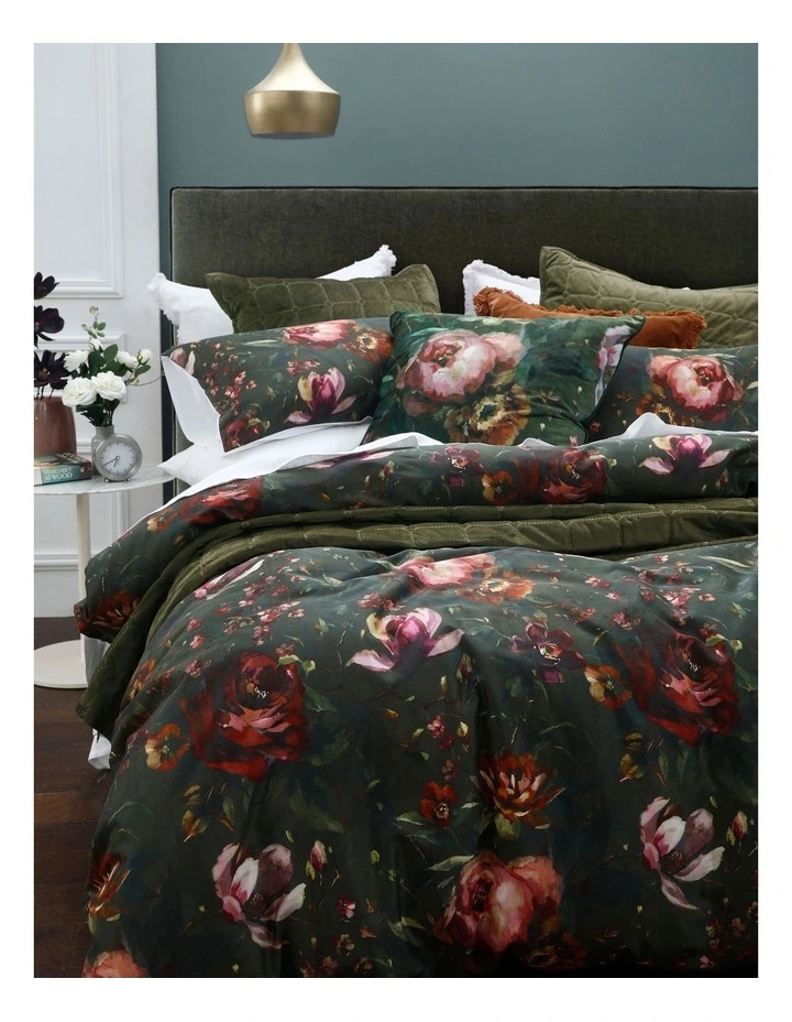 Mellini Quilt Cover Set In Green - Image 2