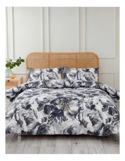 Sienna Quilt Cover Set In Blue Multi