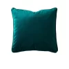 Remi Velvet Cushion In Dark Green