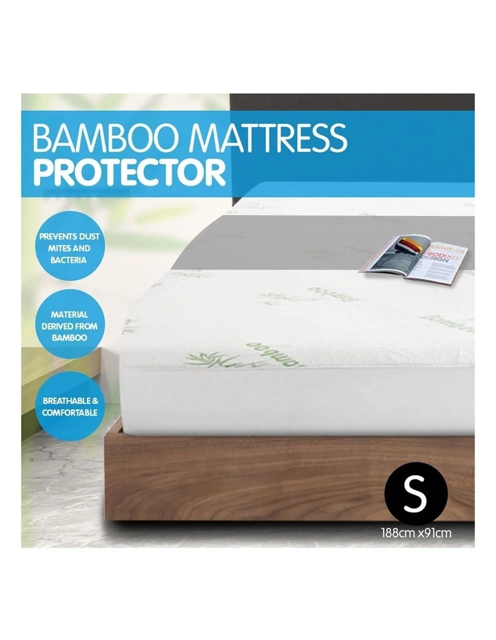 Laura Hill Bamboo Mattress Protector Single - Image 2