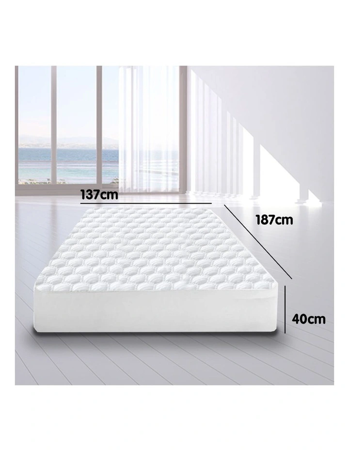 Laura Hill Luxury Cool Max Comfortable Fully Fitted Bed Mattress Protector Double - Image 5
