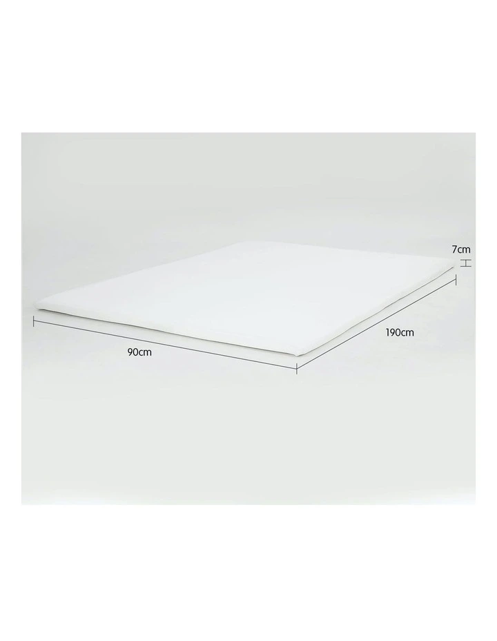 Laura Hill High Density 7cm Mattress Foam Topper Single - Image 7