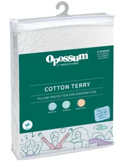 Cotton Terry Waterproof U-Shaped Pillow Protector