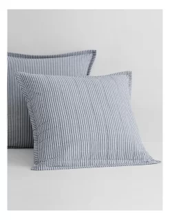 Reilly Stripe European Sham In Atlantic